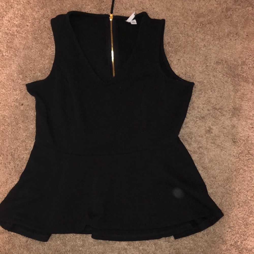 Black skirt top